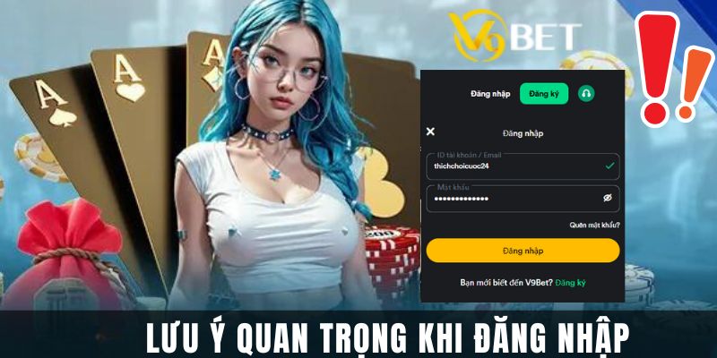 Lưu Ý Quan Trọng Khi Đăng Nhập